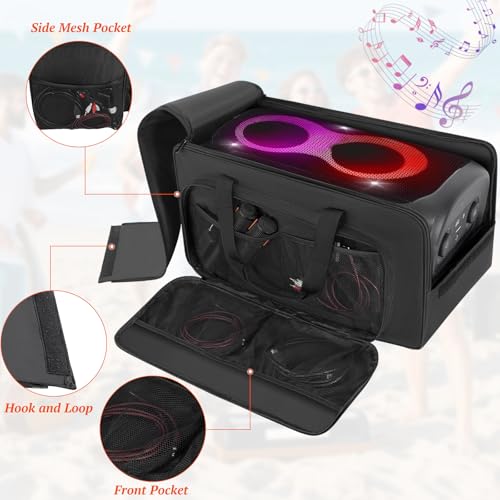 OUUTMEE Speaker Carrying Case Compatible with JBL Party Box 100/110/120,Portable Speaker Travel Tote Bag Fits for JBL PartyBox 100/110/120 for Outdoor Travel - Image 4