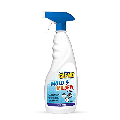 Cleno Mold Mildew Cleaner Spray | Kitchen Cleaner spray |Chimney Cleaner Spray | tiles cleaner liquid strong hard water stain remover for bathroom | multi purpose mirror cleaner, sink cleaner | 450ml - Image 1