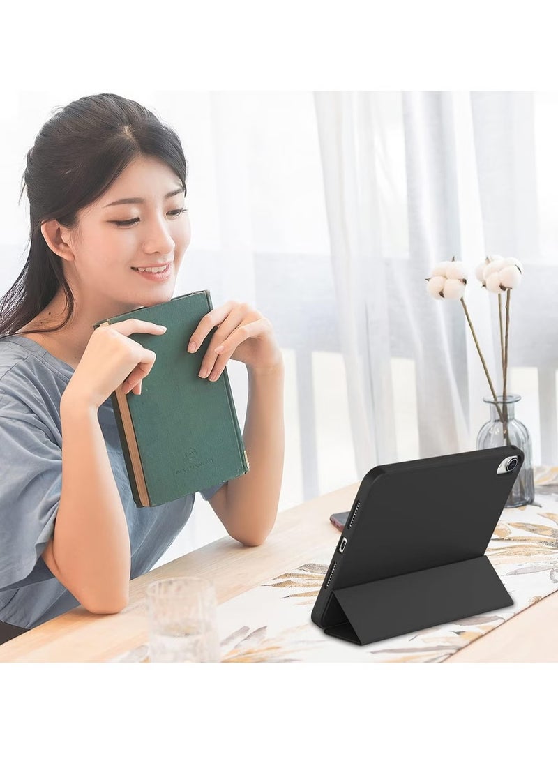 ELTRAZONE New iPad Mini 6 Case 8.3 Inch 2021 (6th Gen) with Pencil Holder - Trifold Stand Smart Cover with Soft TPU Back, Auto Wake/Sleep Function - Image 4