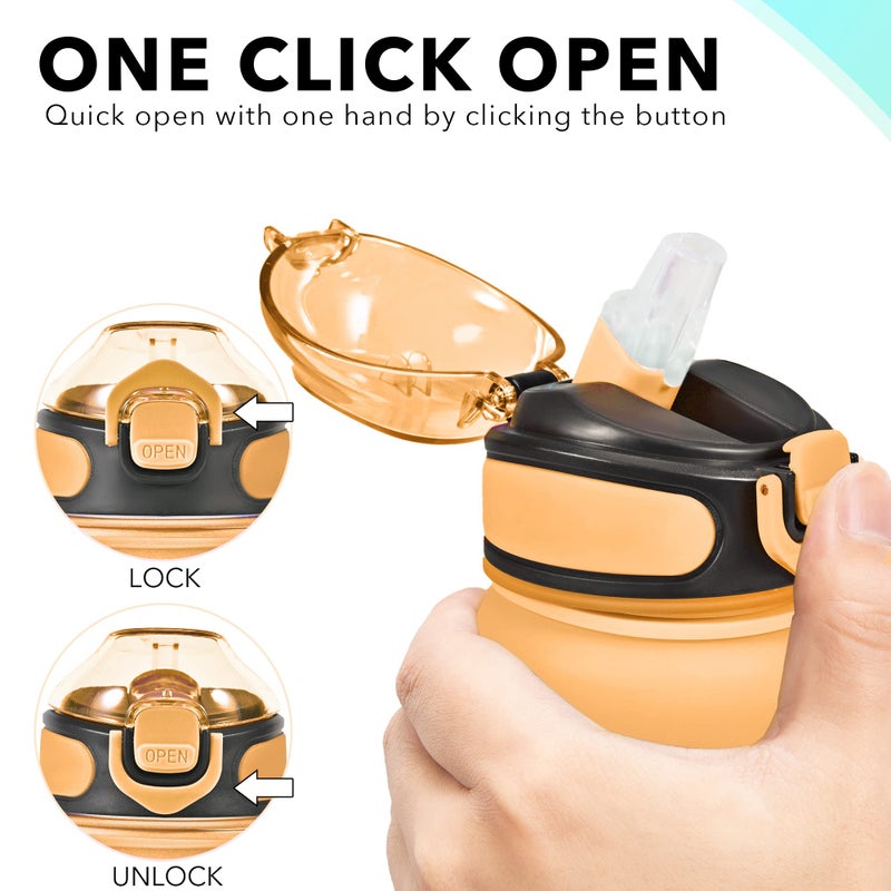 Enerbone 32 oz Water Bottle with Times to Drink and Straw, Motivational Drinking Water Bottles with Carrying Strap, Leakproof BPA & Toxic Free, Ensure You Drink Enough Water for Fitness Gym Outdoor - Image 5