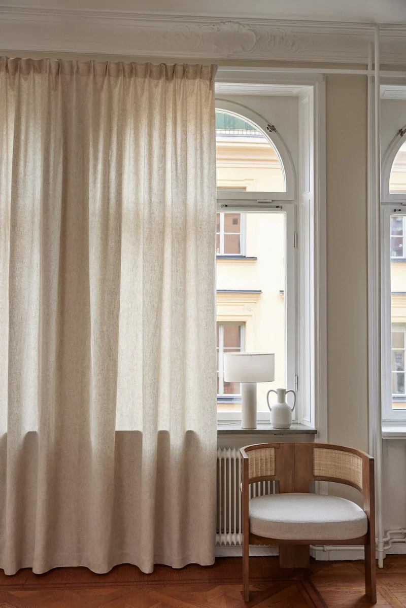 H&M 1-Pack Wide Lyocell-Blend Curtain Length