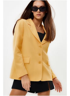 Light Orange Regular Lined Buttoned Woven Blazer Jacket TWOAW22CE0168 - pzsku/Z14544A8CF7B09434E392Z/45/_/1730942001/cdbfc43a-e425-4a64-a276-3fd9234407ec