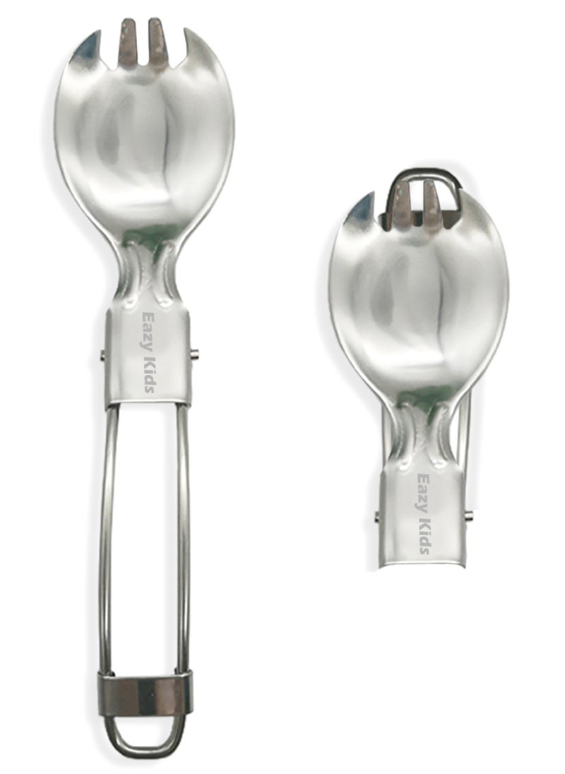 Eazy Kids Folding Spork, Spoon And Fork Combo  - Image 2