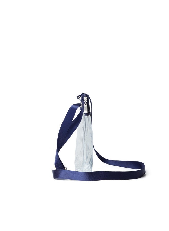 باجاليني حقيبة كروس بودي نسائية من Baggallini Stadium Clear Pocket، باللون الأزرق الداكن، مقاس واحد - Image 3