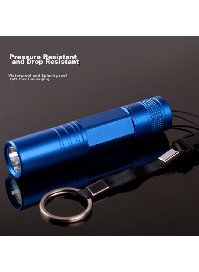 BWNK Bowonic Aluminum Alloy Splash-resistant No. 5 High-brightness Portable Flashlight, Gift Box Packaging, Blue - Image 3