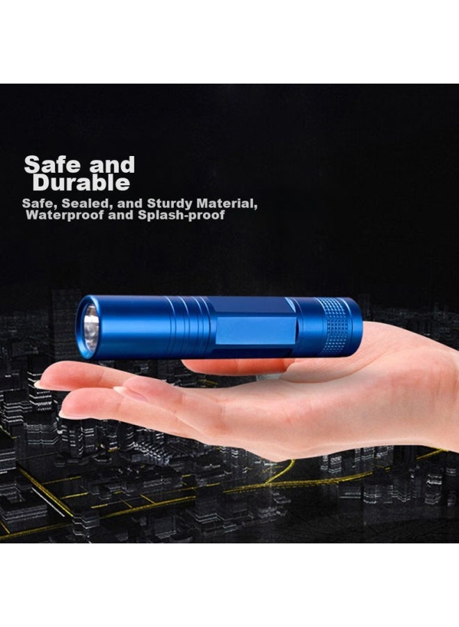 BWNK Bowonic Aluminum Alloy Splash-resistant No. 5 High-brightness Portable Flashlight, Gift Box Packaging, Blue - Image 4