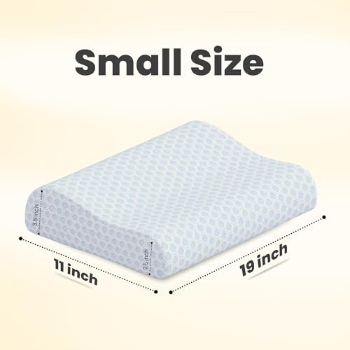 CareFoam Cervical Pillow | 2 Years Warranty | Ventilated Cooling Gel Memory Foam Orthopedic Pillow Neck Support Pillow for Sleeping, Neck & Shoulder Pain | Standard - Pack of 1 - Image 5