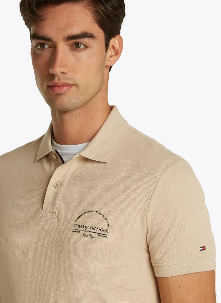TOMMY HILFIGER Regular Fit Graphic Short Sleeve Polo