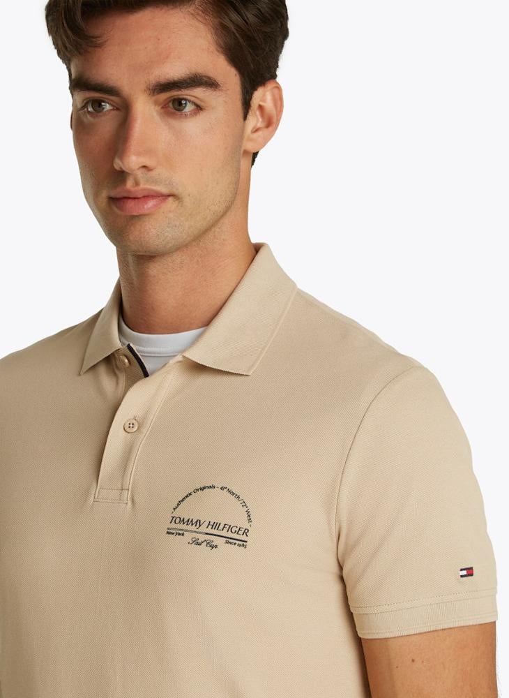 TOMMY HILFIGER Regular Fit Graphic Short Sleeve Polo  - Image 3