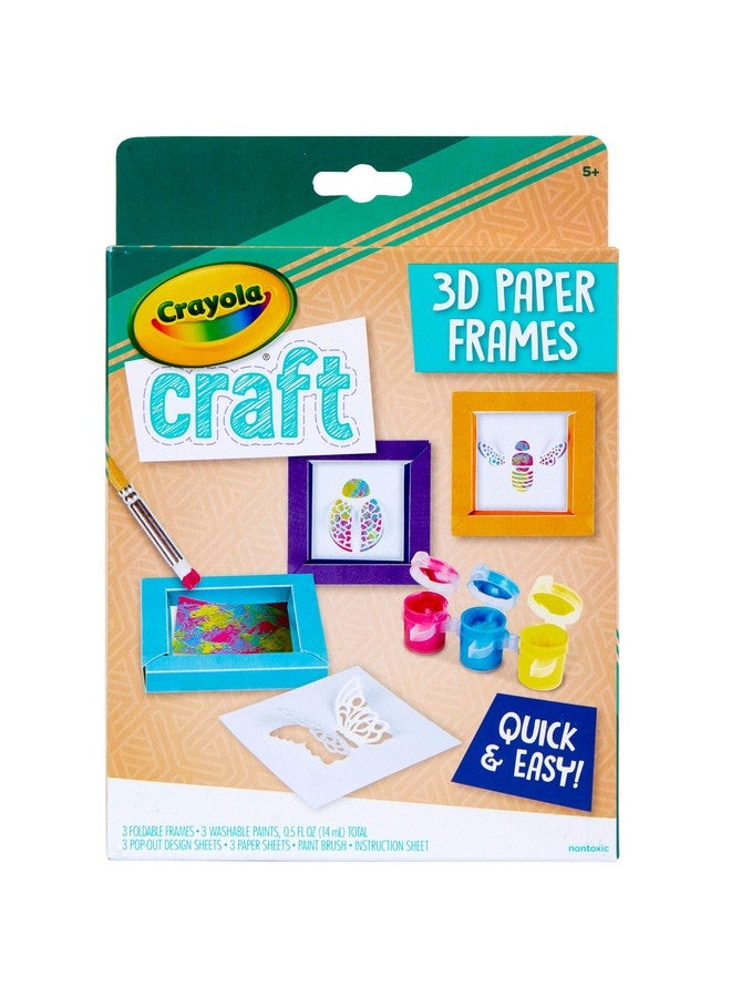 Crayola Craft 3D Paper Frames, Multi - Image 1