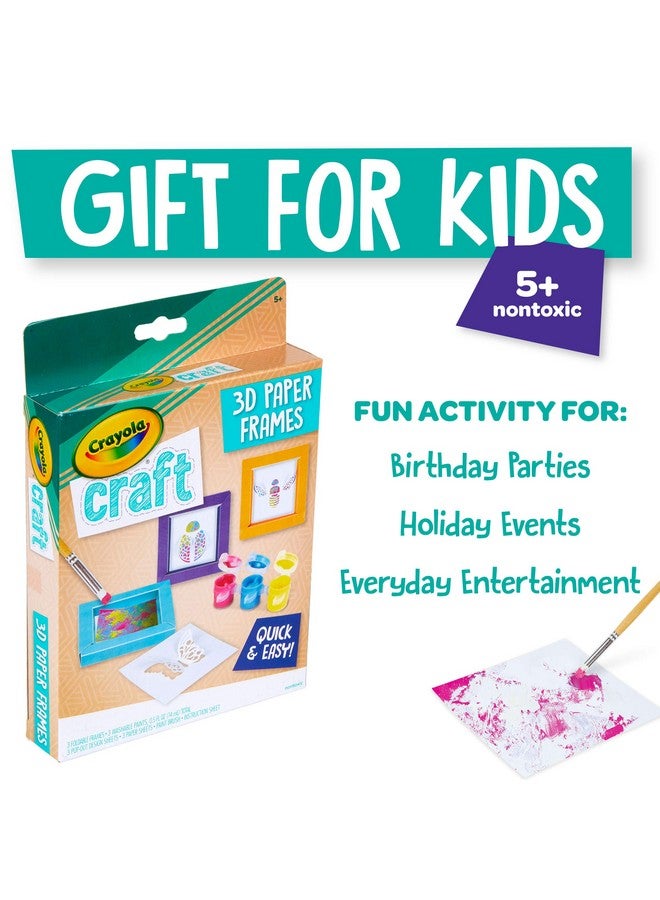 Crayola Craft 3D Paper Frames, Multi - Image 4