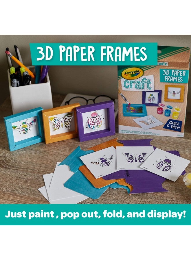 Crayola Craft 3D Paper Frames, Multi - Image 5