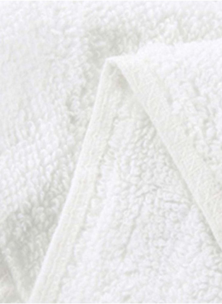 Banotex - Body towel set consisting of two pieces plain white size (50 * 80) 100% Egyptian made made of the finest high-quality cotton to give softness and fast absorption characterized by its edges which adds a touch to its appearance - Image 1