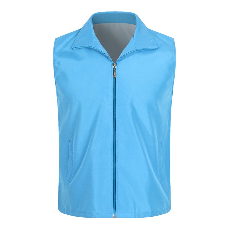 Work Clothes Vest Men'S And Women'S Warm Polar Fleece Vest Popular Single Layer Fashion All-Match Comfortable Logo - Image 3