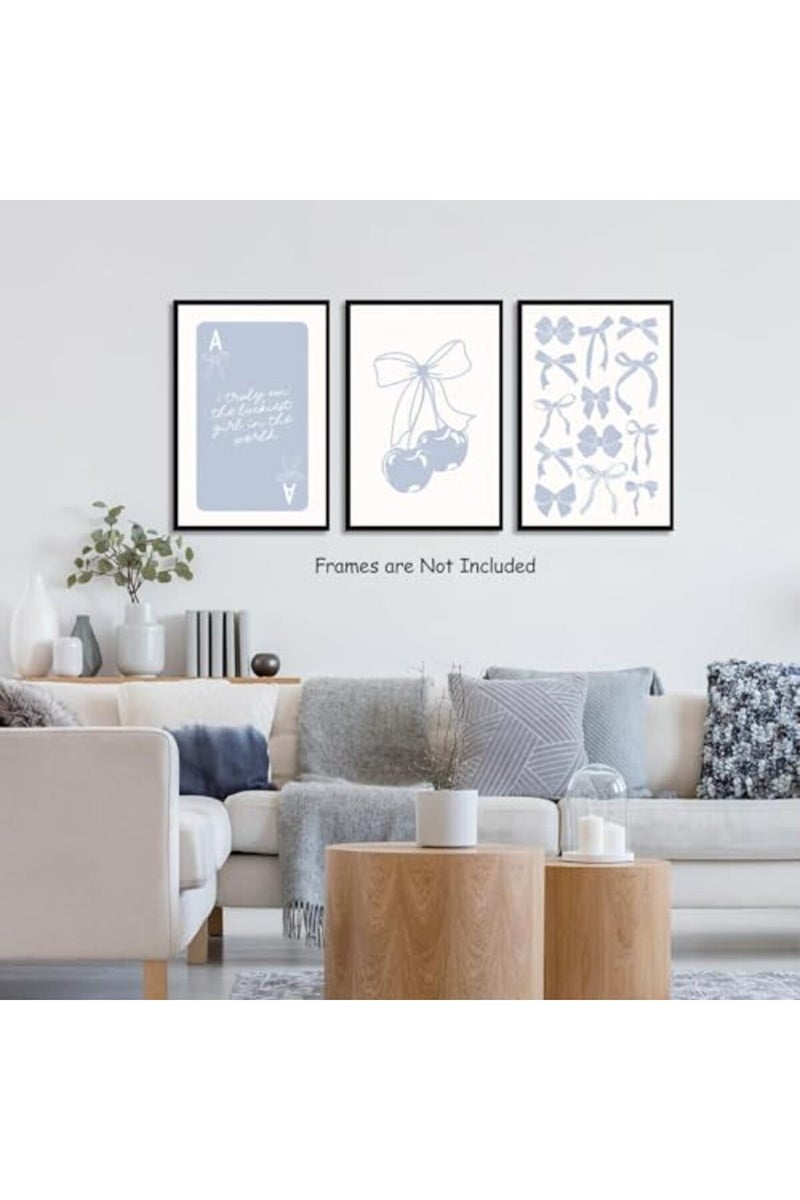 Djmwtb Cherry Bow Wall Art Set of 3 (Cherry Bow, 16"x24" Poster) - Image 2