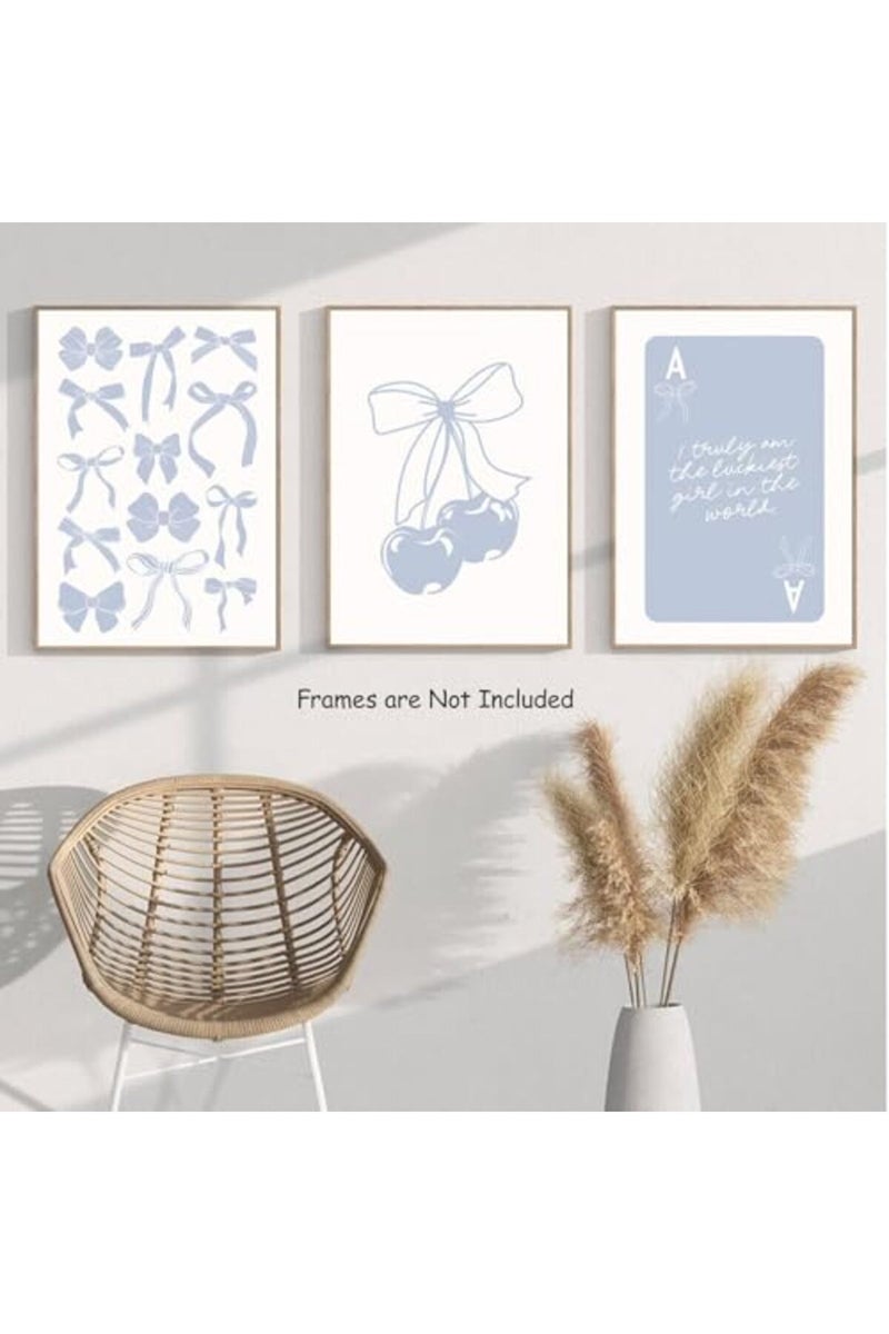 Djmwtb Cherry Bow Wall Art Set of 3 (Cherry Bow, 16"x24" Poster) - Image 3