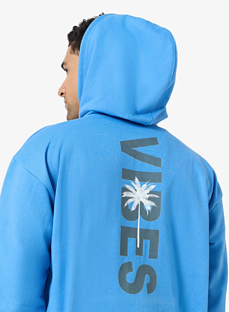 Seventy Five  Graphic Pullover Hoodie for Men | Best Price UAE