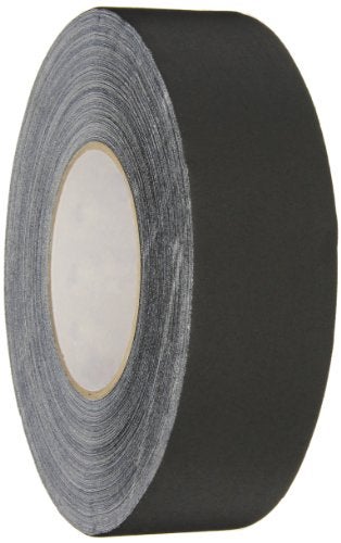 Polyken 510 Black Gaffers Tape 1.89" x 55 Yards, Professional Grade, UV Fluorescent, No Residue, Non-Reflective (Gaff Tape), 1 Roll - Image 1