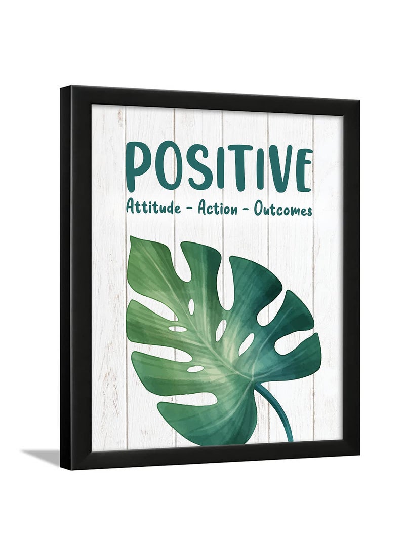 Chaka Chaundh Chaka Chaundh Positive Quotes wall Frames for Home Living Room Positive Quotes Wall Posters for women Positive Quotes with Frames 136 X 106 Inches 