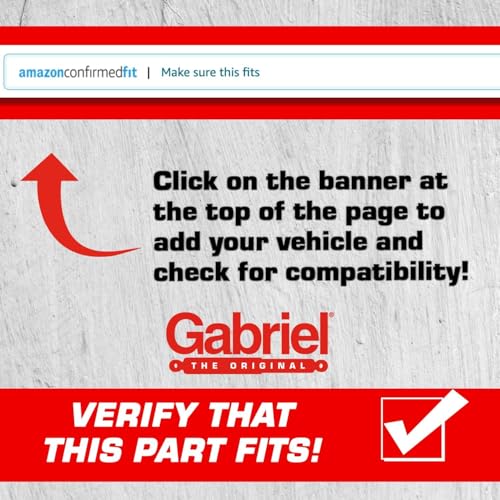 Gabriel 6853SE Steering Stabilizer for Chevrolet & GMC C1500 C2500 K1500 K2500 K3500 Silverado 2500 HD Tahoe Sierra Yukon; Jeep Grand Cherokee OEM# 583060, 7000406, SC2963, 744888, 19172178 (1 Pack) - Image 2