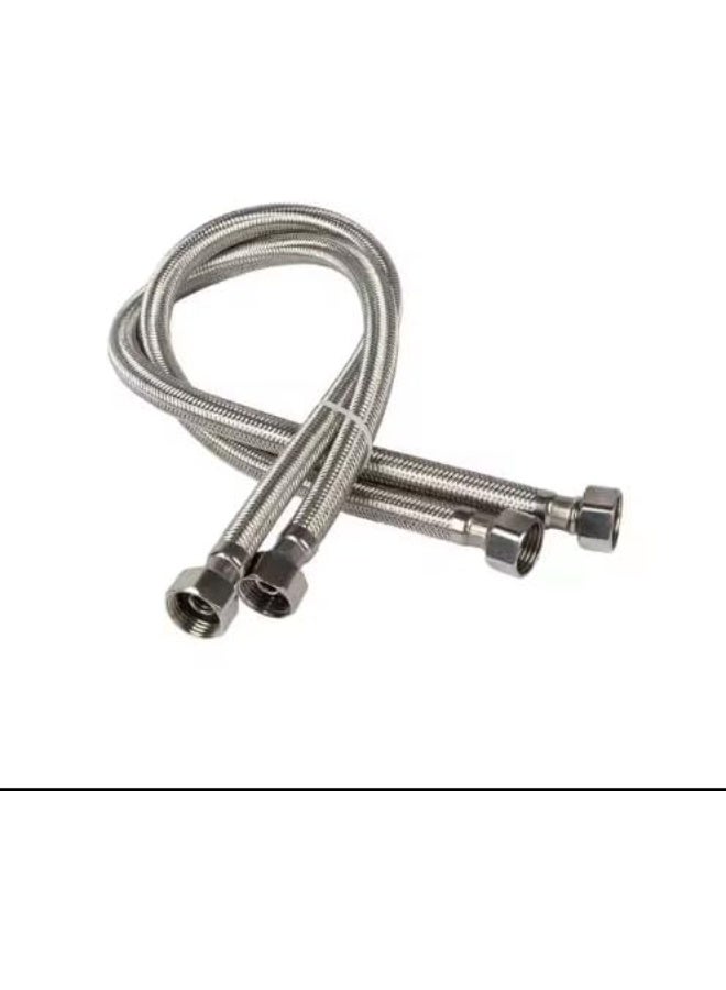 King Steel 100cm King Steel Original Heater Connection (1 Meter) Made of 304 Stainless Steel (Vanlara Store) 2-Piece Set - Image 2