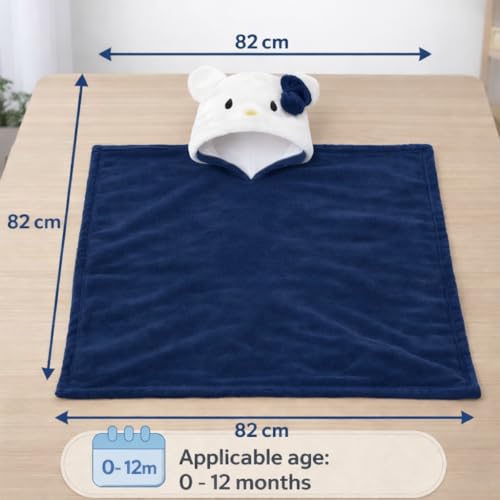 First Kick Baby Blanket Newborn Gift Pack of Swaddle Wrapper, 0-9 Months, Length 68 cm x Width 68 cm, Pack of 2 Pcs. - Image 4