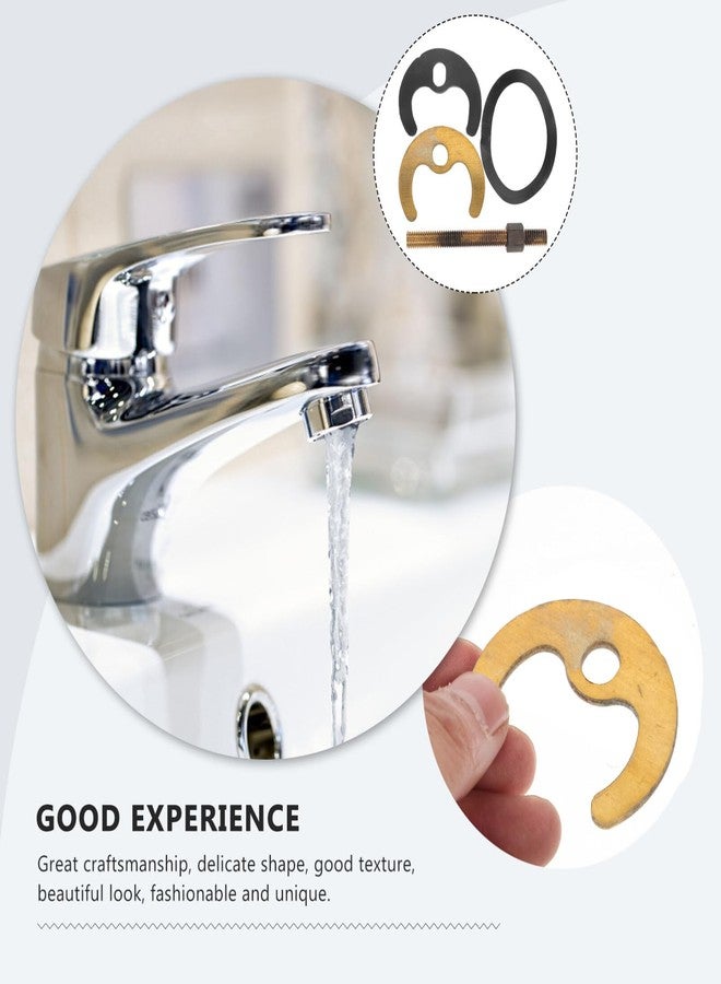 Hemobllo Faucet Horseshoe Piece - 1 Set Copper Faucet Mounting Washer Lock Nut Mounting Kit Kitchen Fastener Accessories for Repair - Image 4