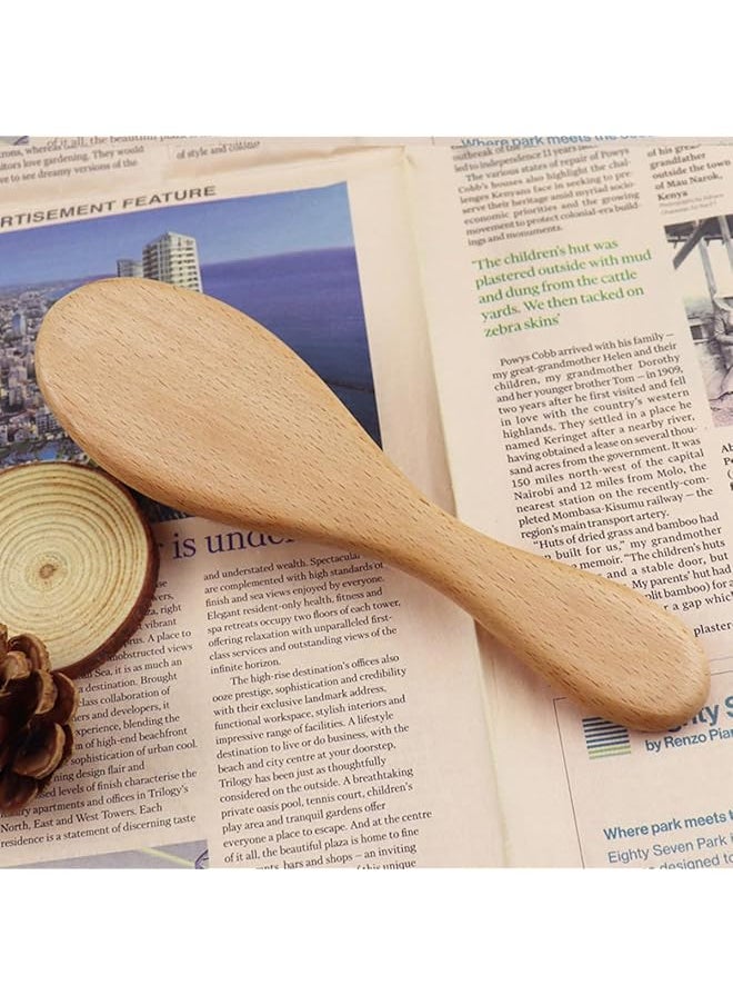 erorex - Baby Hair Brush For Newborn Toddlers Wooden Baby Soft Hair Brush With Goat Hair Bristles Gently - Image 1