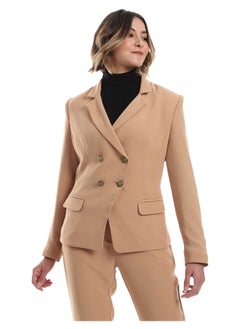 Esla Plain Buttoned Basic Blazer  - Image 1
