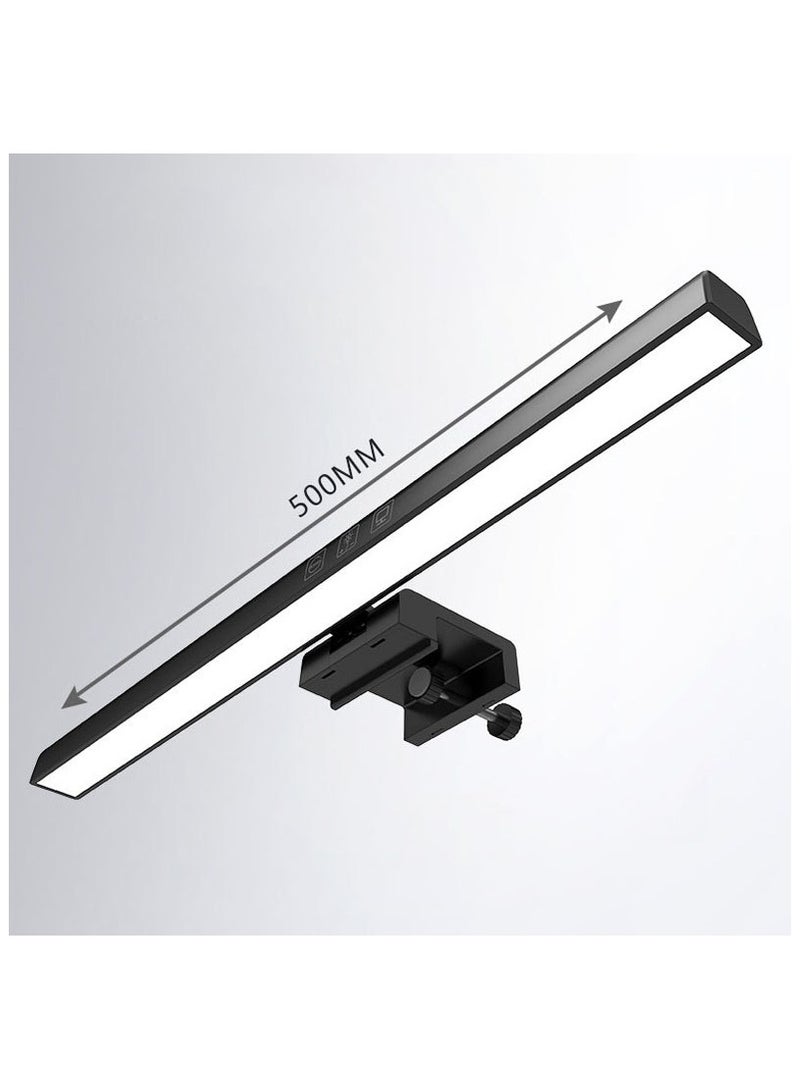 GuRiver 50cm-Computer Monitor Lamp, Light Bar for Eye Caring, e-Reading LED Task Lamp with Auto-Dimming & Stepless Hue Adjustment, Touch Control, No Screen Glare Space Saving Home Office Lamp- 1pcs - Image 1