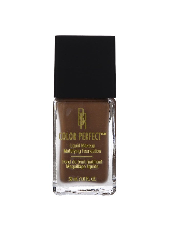 Black Radiance Black Radiance, Color Perfect, Liquid Makeup Mattifying Foundation, 8415 Cocoa Bean, 1 fl oz (30 ml) - Image 1