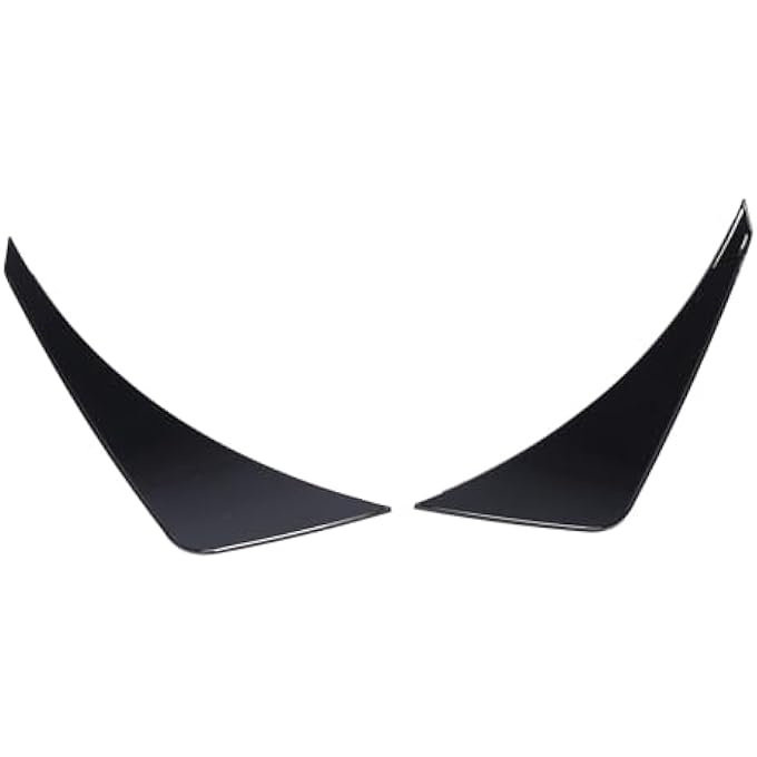 banapoy Front Bumper Lip Splitter, Car Exterior Decor Accessories Body Anti Collision Diffuser Universal Auto Front Bumper Lip Splitter for MiataND 2016 Onwards (Glossy Black) - Image 2