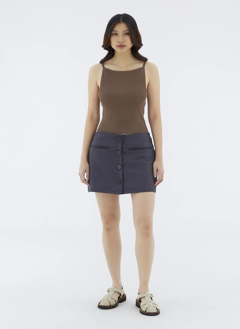 The Editor's Market Felane Low-Rise Mini Skirt