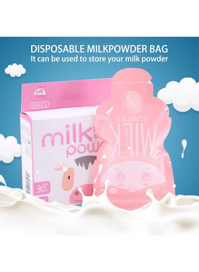 KUIDAMOS 30Pcs Disposable Portable Milk Powder Storage Bag Safe Antistatic Lightweight Feeding Dried Milk Food Bag(30Pcs)  - Image 2