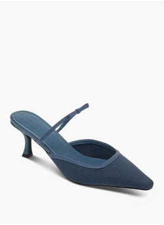 Celeste Women's Bow Accent Slip-On Shoes with Stiletto Heels  - Image 1