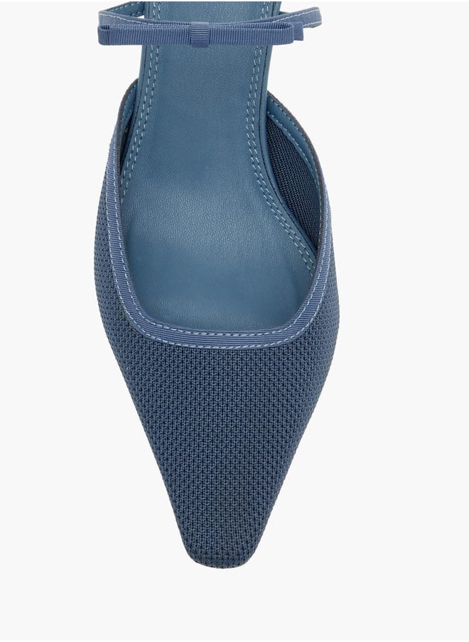 Celeste Women's Bow Accent Slip-On Shoes with Stiletto Heels  - Image 3