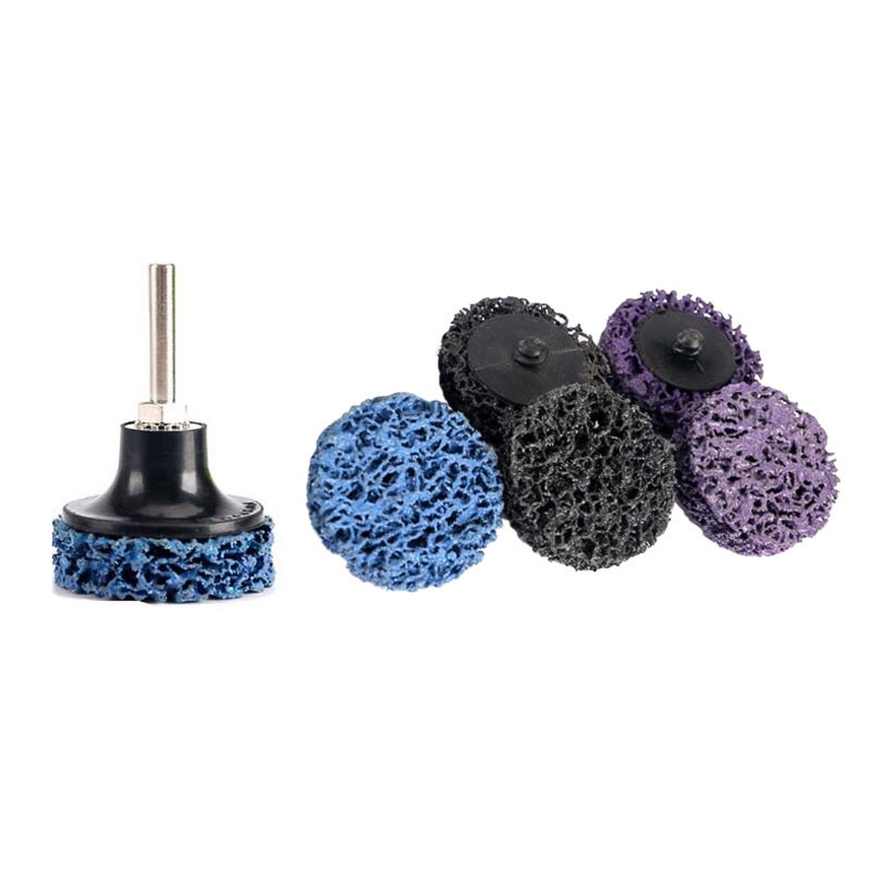 Strip Discs: 6pcs 2" Multicolor High Toughness Abrasive Discs - Quick Paint Rust Removal for Industrial Grinding Polishing Automotive Wood Surface Treatment - Image 1
