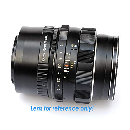Fotasy Adjustable M42 Lens to M43 Adapter, 42mm screw Mount to MFT, fits Olympus E-PL8 E-PL9 E-M1 E-M5 E-M10 I II III E-PM2 E-PM1 Pen-F E-M1X/ Panasonic G7 G9 GF8 GH5 GX7 GX8 GX9 GX85 GX80 G90 G91 - Image 3