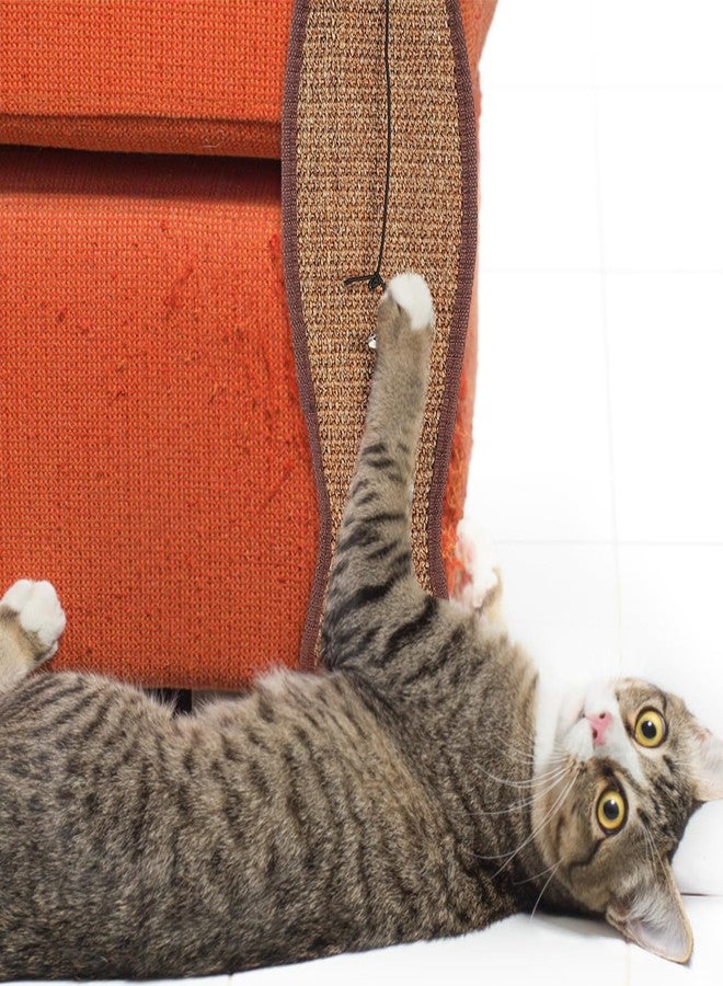 balacoo 1pc Fish Shaped Cat Scratching Mat Sisal Pad for Furniture Random Color for Cats to Satisfy Scratching Instincts - Image 2