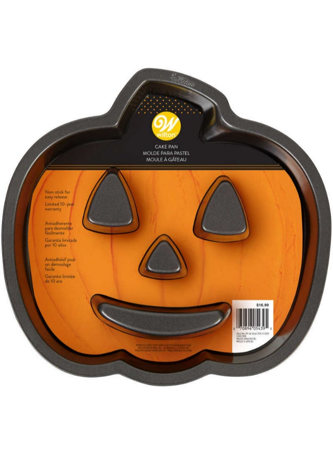 Wilton Halloween Pumpkin-Shaped Non-Stick Cake Pan - Image 2