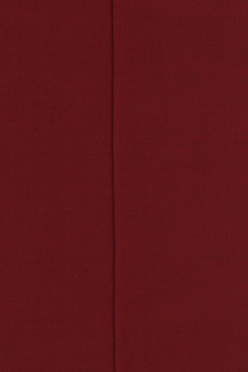 Threadbare Women Regular Fit Solid Wide Leg Pants, Maroon - Image 5