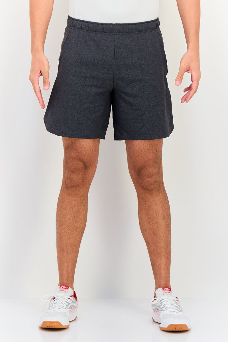 Nike شورتات تدريب رياضية للرجال مع حبل سحب، رمادي داكن - Image 1