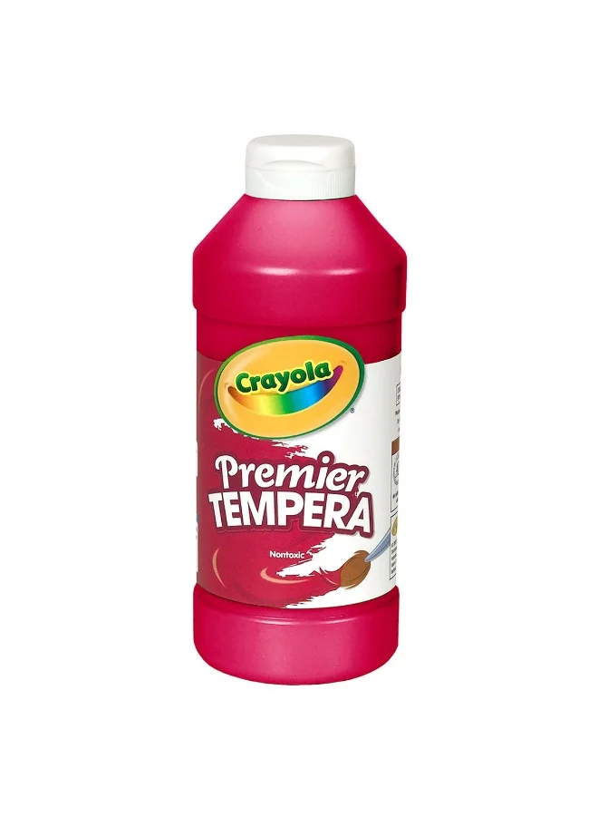 Crayola Crayola - Premier Tempera Paint – Assorted Pack of 1 | Ideal for kids and adults alike, the bright, bold colors are sure to impress any artist | Recommended for ages 3 years and up