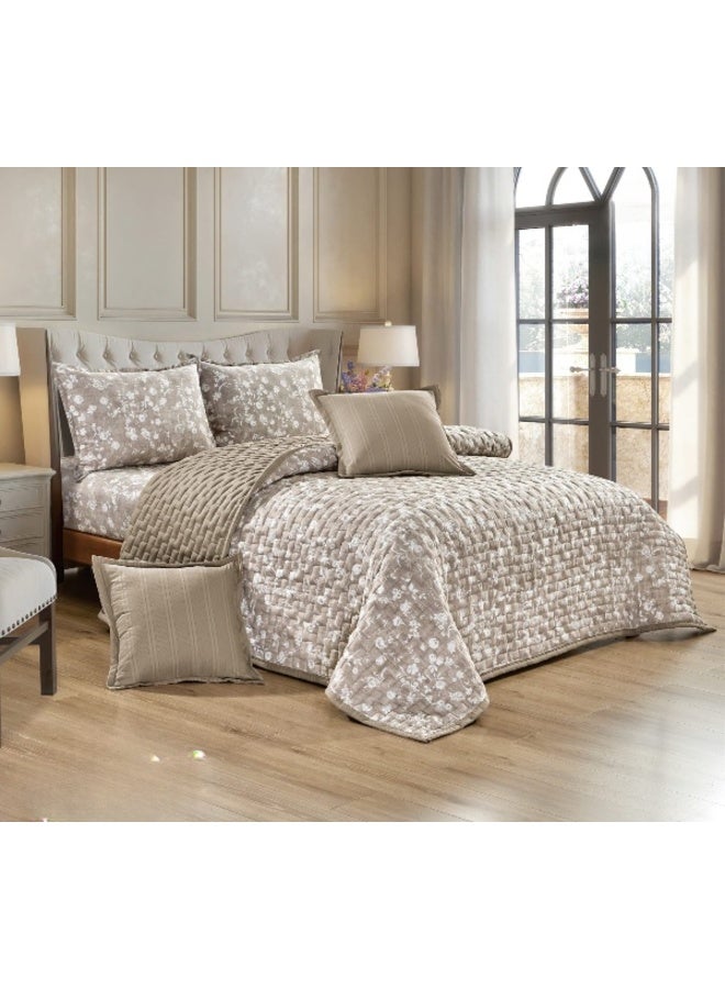 Moon Compressed floral quilt set, 6 pieces, size 250 * 230 cm - Image 1