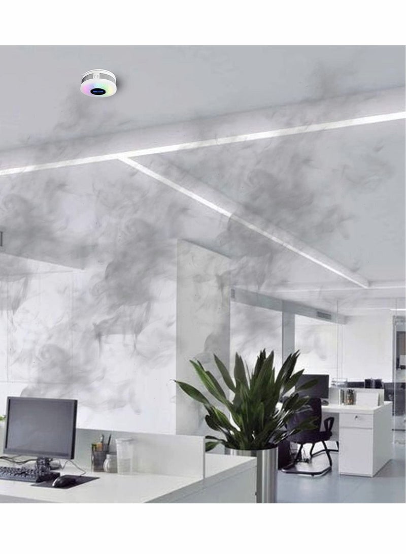 Captaintech Combination Smoke and Carbon Monoxide Alarm Detector, Dual Sensor CO Detector Battery Powered with LCD Display Sound Warning for Home,School,Office - Image 5