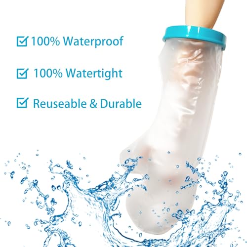 Tideshake 100% Waterproof Cast Covers for Shower Arm Adult, Reusable Half Arm Cast Protector, Cast Bag, Cast Sleeve - Watertight Protection for Wound Hands, Fingers, Wrists, Arms - Image 4