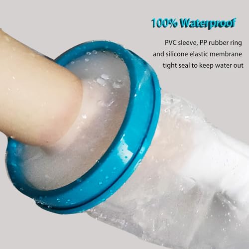Tideshake 100% Waterproof Cast Covers for Shower Arm Adult, Reusable Half Arm Cast Protector, Cast Bag, Cast Sleeve - Watertight Protection for Wound Hands, Fingers, Wrists, Arms - Image 3