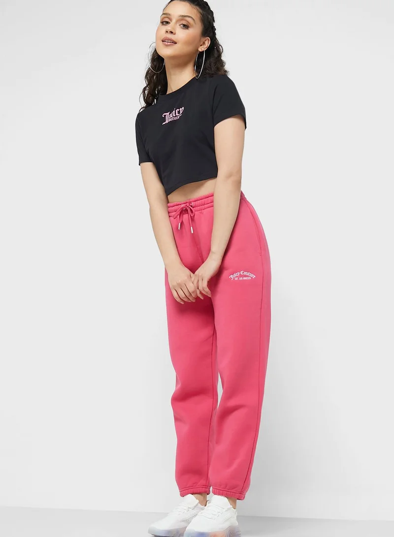 Juicy Couture Logo Crop T-Shirt