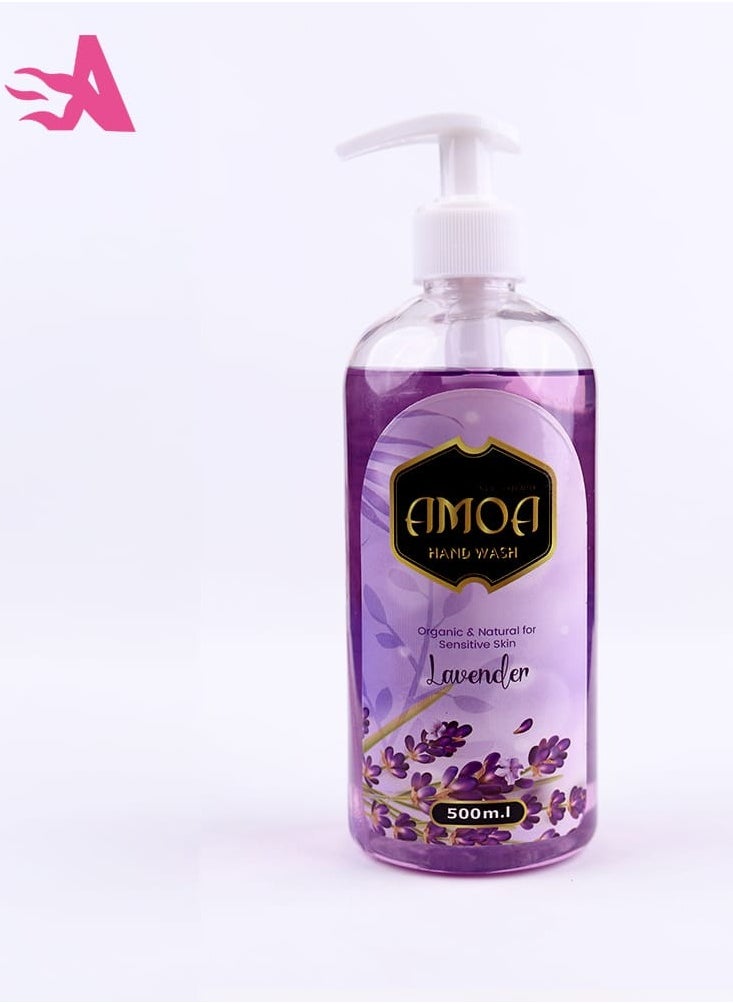 Amoa - AMOA Hand Wash Lavender 500ml - Image 1