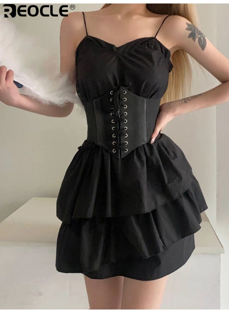 REOCLE Women's Corset Belt Vintage Style Elastic Corset Elegant Durable Comfortable Fit Versatile Design Suitable for Evening Wear Dresses Skirts Gowns Ideal for Parties Formal Events Proms Weddings Fashion Shows Perfect Accessory for Women Ladies - Image 5